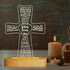 Lampeez Baptism Gift, Cross Wooden Lamp Novelty Night Light Illusion lamp for Kids